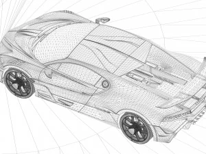 bugatti divo 3D Model