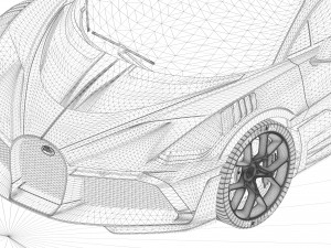bugatti divo Modèle 3D