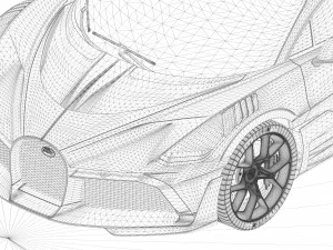 bugatti divo 3D Model