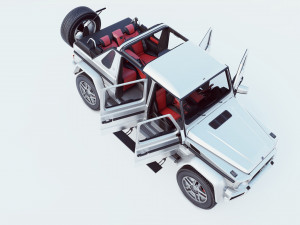 mercedes-benz maybach g65 ld v12 3Dモデル