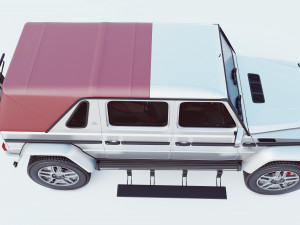 mercedes-benz maybach g65 ld v12 3Dモデル