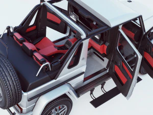 mercedes-benz maybach g65 ld v12 3D Model