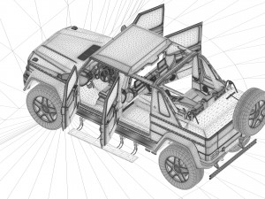 mercedes-benz maybach g65 ld v12 3Dモデル