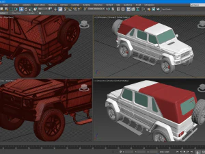 mercedes-benz maybach g65 ld v12 3D Model