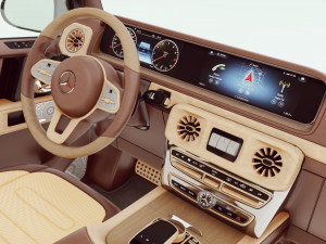 mercedes benz g63 g-class new edition 2019 3D 模型