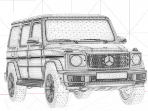 mercedes benz g63 g-class new edition 2019 3D 模型
