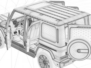 mercedes benz g63 g-class new edition 2019 3D 模型