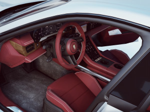porsche taycan turbo s low poly Model 3D