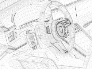 porsche taycan turbo s low poly Model 3D
