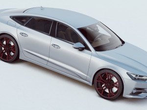 Audi A7 SportBack Model 3D