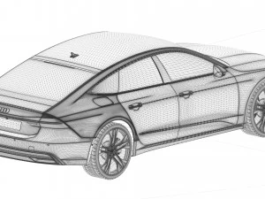 Audi A7 SportBack 3D Model