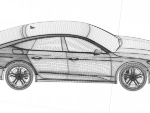 Audi A7 SportBack Model 3D