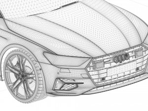 Audi A7 SportBack Model 3D