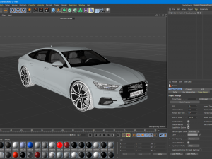 Audi A7 SportBack Model 3D