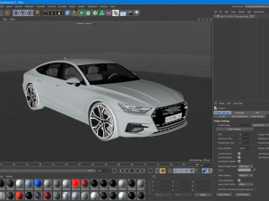 Audi A7 SportBack 3D Model