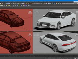 Audi A7 SportBack Model 3D