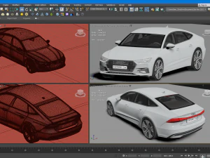 Audi A7 SportBack 3D Model