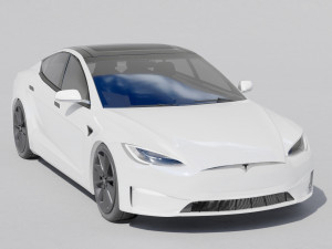 Tesla Model S pläd 3D-modell $109 - .3ds .blend .c4d .fbx .max .ma .lxo  .obj - Free3D