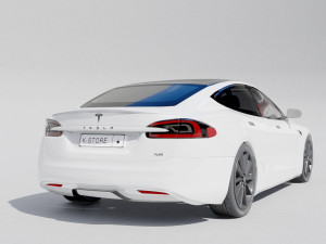 Tesla Plaid 2021 Modelo 3D
