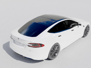 Tesla Plaid 2021 Modelo 3D
