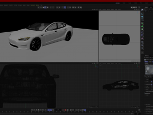 Tesla Plaid 2021 Modelo 3D