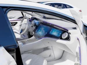 मर्सिडीज बेंज ईक्यूएस 2022 3D मॉडल