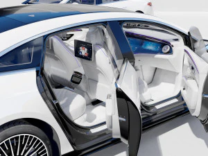 मर्सिडीज बेंज ईक्यूएस 2022 3D मॉडल