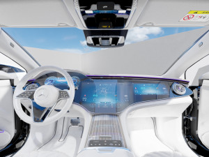 Mercedes Benz EQS 2022 3D 모델