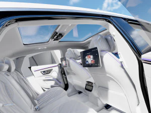 मर्सिडीज बेंज ईक्यूएस 2022 3D मॉडल