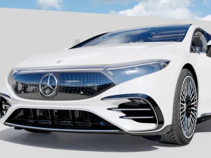 मर्सिडीज बेंज ईक्यूएस 2022 3D मॉडल