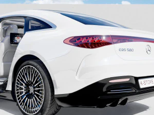 मर्सिडीज बेंज ईक्यूएस 2022 3D मॉडल