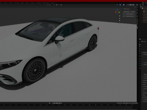 Mercedes Benz EQS 2022 3D 모델