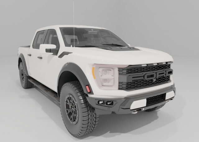 Forrd F150 Raptor Model 3D .c4d .max .obj .3ds .fbx .stl .blend 