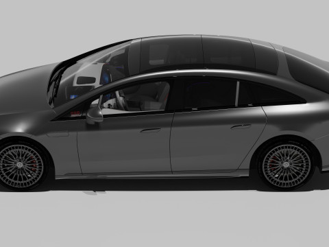 Mercedes EQS Mate Black 3D मॉडल