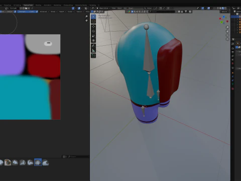 Серед нас персонаж Lowpoly 3D Модель