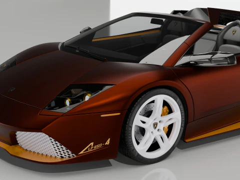 Lamborgini Murcilago LP650 rodster Custom Carbon Edition 3D Model