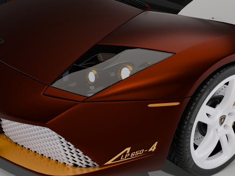 Lamborgini Murcilago LP650 rodster Custom Carbon Edition Model 3D