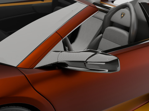 Lamborgini Murcilago LP650 rodster Custom Carbon Edition Model 3D
