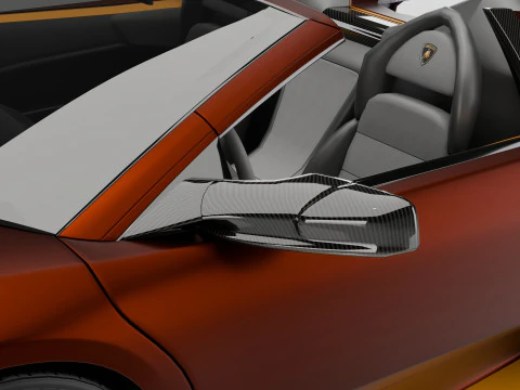 Lamborgini Murcilago LP650 rodster Custom Carbon Edition 3D Model
