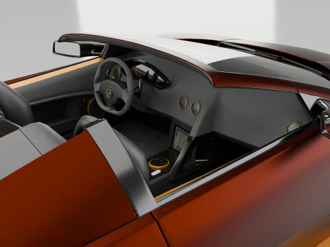 Lamborgini Murcilago LP650 rodster Custom Carbon Edition 3D Model