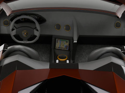 Lamborgini Murcilago LP650 rodster Custom Carbon Edition 3D Model