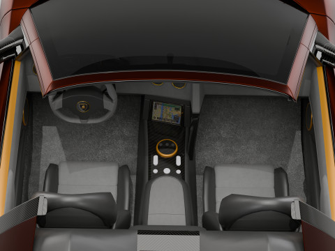 Lamborgini Murcilago LP650 rodster Custom Carbon Edition Model 3D