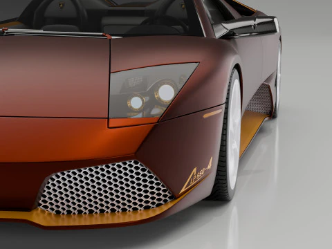 Lamborgini Murcilago LP650 rodster Custom Carbon Edition 3D Model
