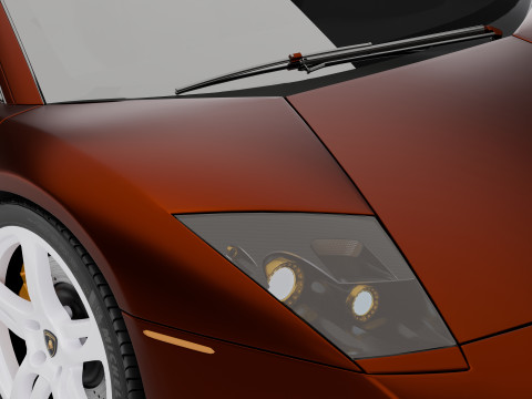 Lamborgini Murcilago LP650 rodster Custom Carbon Edition Model 3D