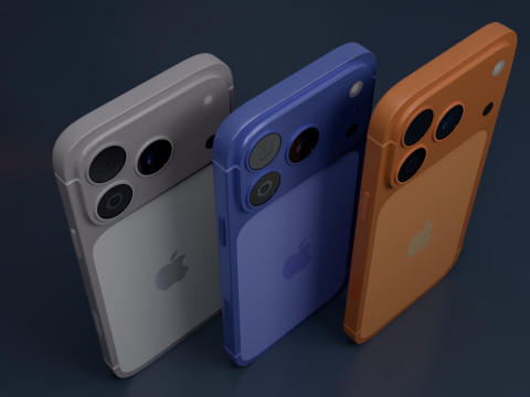 IPhone 17 Pro Max 3Dモデル