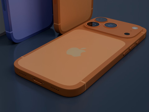 IPhone 17 Pro Max 3Dモデル