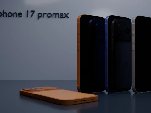 IPhone 17 Pro Max 3D Model