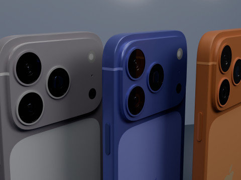 IPhone 17 Pro Max 3Dモデル