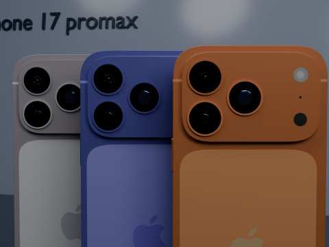 IPhone 17 Pro Max 3D Model
