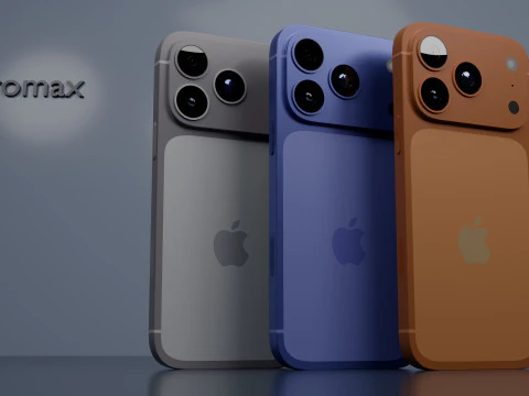IPhone 17 Pro Max 3D Model